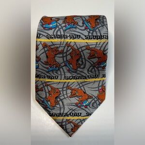 Vintage Cartoon Network Scooby-Doo  sport silk tie 59x4